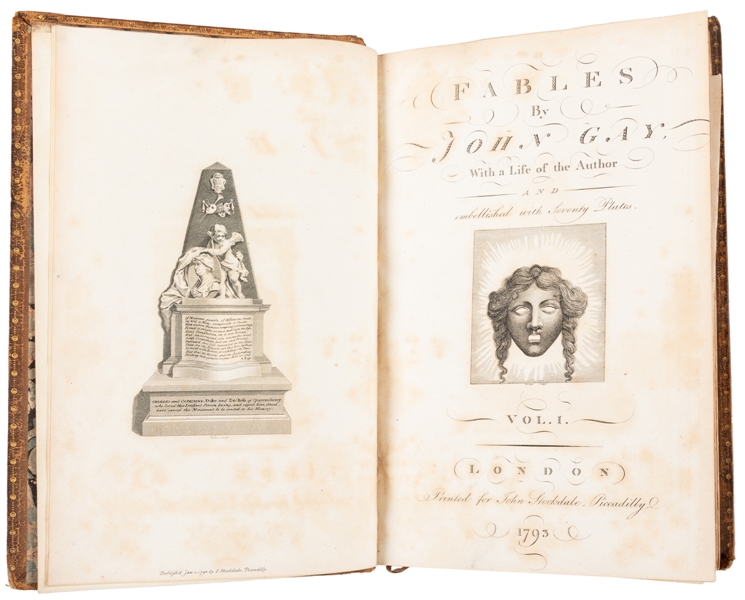  GAY, John (1685 – 1732). Fables. By John Gay. With a Life o...