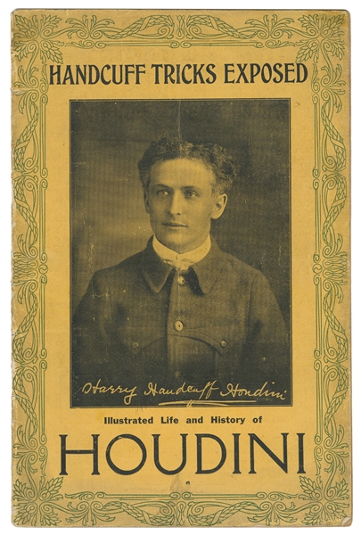  HOUDINI, Harry (Erik Weisz, 1874 – 1926). Handcuff Tricks E...