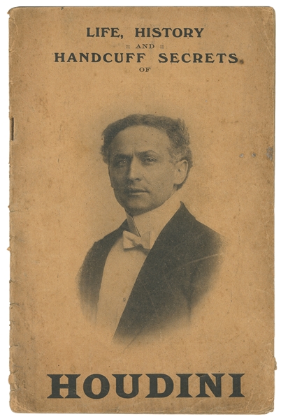  HOUDINI, Harry (Erik Weisz, 1874 – 1926). Life, History and...