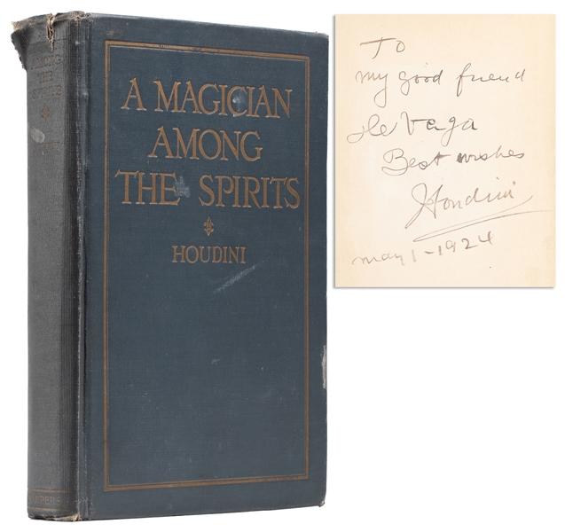  HOUDINI, Harry (Erik Weisz, 1874 – 1926). A Magician Among ...