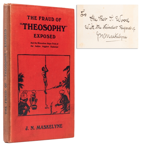  MASKELYNE, J.N. (1839 – 1917). The Fraud of Modern “Theosop...