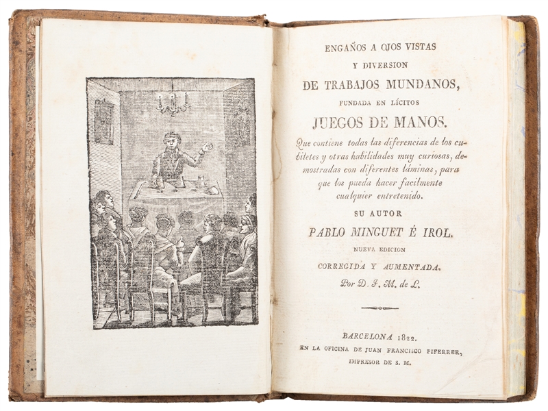  MINGUET, D. Pablo (1733-1778). Juegos de Manos ó sea Arte d...