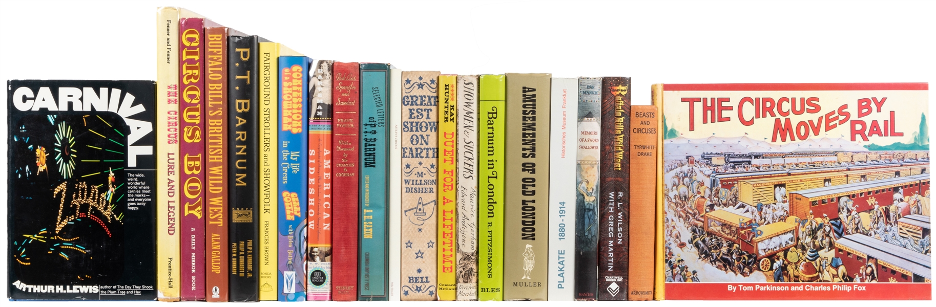  [BOOKS – CIRCUS] Large Group of Circus-Themed Books. Approx...