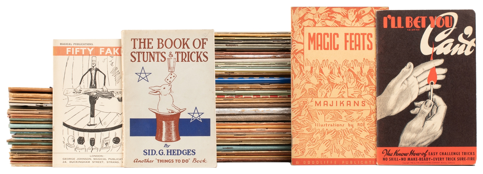  [BOOKS - MAGIC INSTRUCTION] Collection of Magic Pamphlets a...