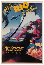  VON ARENBURG, Mark. Fly to Rio by Clipper / Pan American Wo...