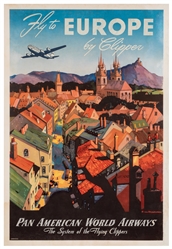  VON ARENBURG, Mark. Fly to Europe by Clipper / Pan American...