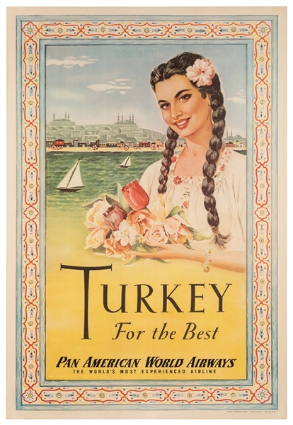  Turkey / Pan American World Airways. New York: Turkish Info...