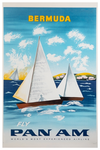  KAUFFER, Edward McKnight (1890–1954). Bermuda / Fly Pan Am....