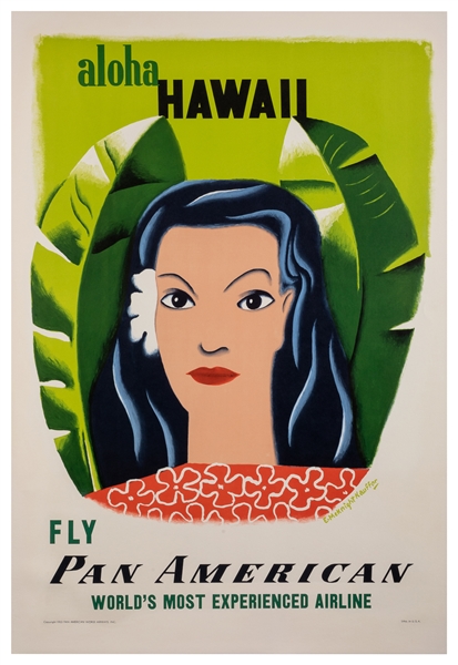  KAUFFER, Edward McKnight (1890–1954). Aloha Hawaii / Fly Pa...