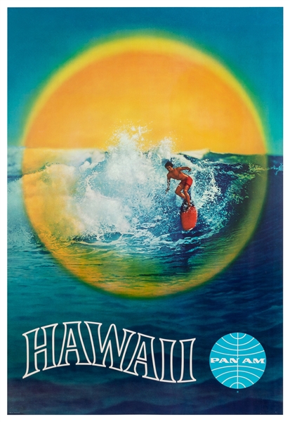  Pan Am / Hawaii. Circa 1967. Offset lithograph depicting a ...