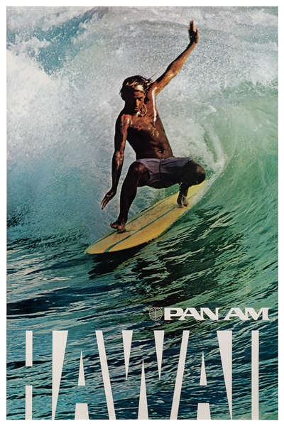  Hawaii / Pan Am. 1967. Circa 1970s. Photo offset lithograph...