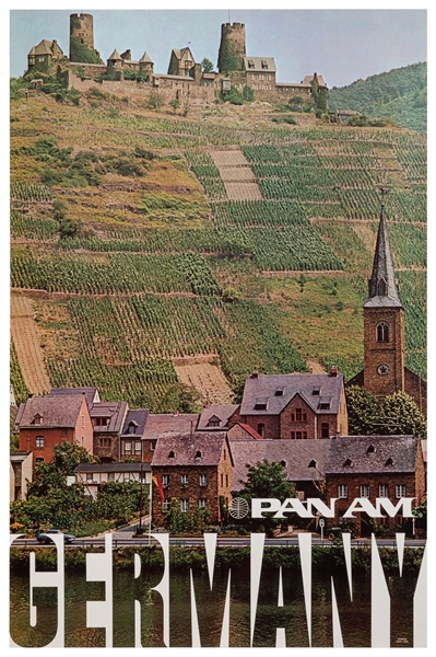  Pan Am / Germany. Circa 1970s. A small German town with vin...