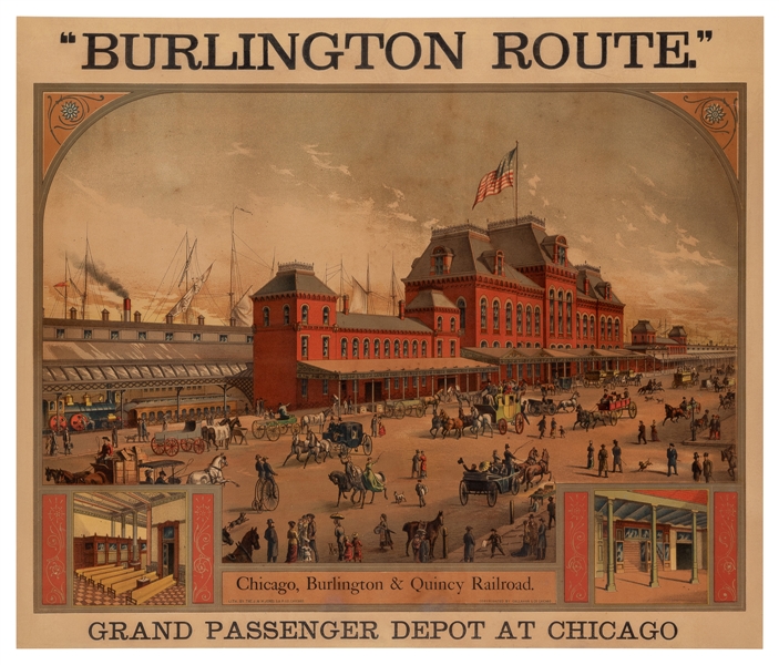  Burlington Route / Chicago, Burlington & Quincy Railroad. C...