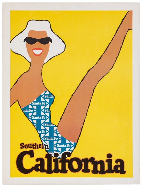  Southern California / Santa Fe. Circa 1950s. Offset lithogr...