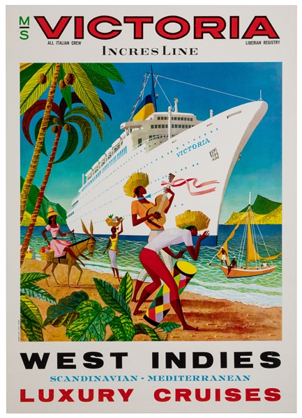  Victoria IncresLine / West Indies Luxury Cruise. Circa 1971...