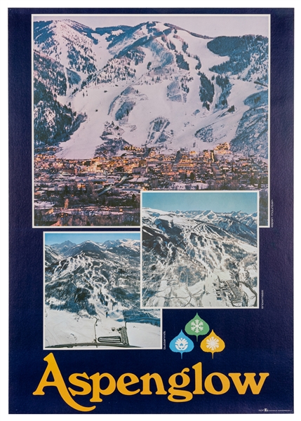  [ASPEN]. Two vintage travel posters. Including: SOARD, Buzz...