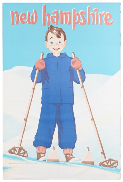  COSGROVE, Alice (1909–1971). New Hampshire / [Skiing]. 1954...