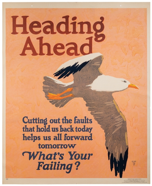  LEE, Henry Jr. Heading Ahead / What’s Your Failing? 1929. C...