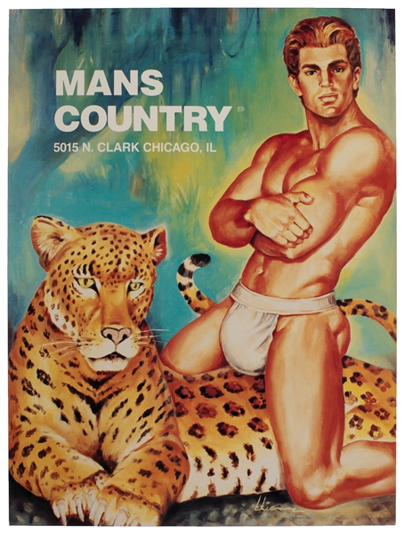  ETIENNE (Dom Orejudos, 1933–1991). Man’s Country. 1985. Hig...