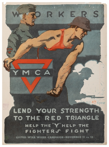  SPEAR, Gil. YMCA / Workers Lend Your Strength to the Red Tr...