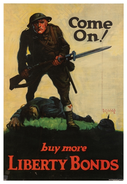  [WORLD WAR I]. Group of 4 propaganda posters. American, ca....