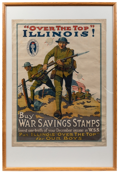  [WORLD WAR I]. Four World War I Posters. Circa 1918–1919. T...