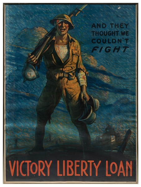  [WORLD WAR I]. Two Victory Liberty Loan Posters. Circa 1917...