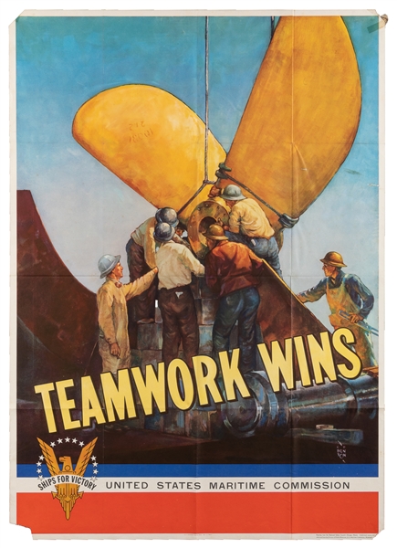  BENTON, C.P. Teamwork Wins. 1943. Washington: U.S. Maritime...