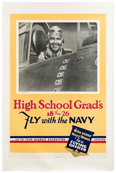  High School Grads Fly with the Navy. 1942. Photo offset US ...