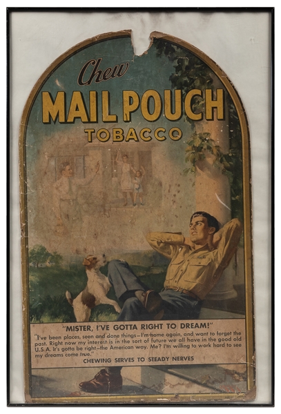  [TOBACCIANA]. ROZEN, Jerome G. (1895–1987). Chew Mail Pouch...