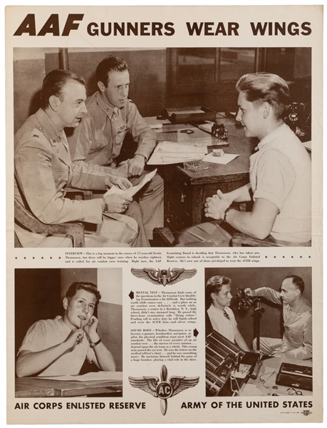  [U.S. ARMY NURSE CORPS]. Group of 13 posters for the Nurse ...