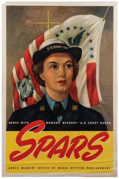  SPARS. Two Coast Guard Women’s Reserve recruitment posters....