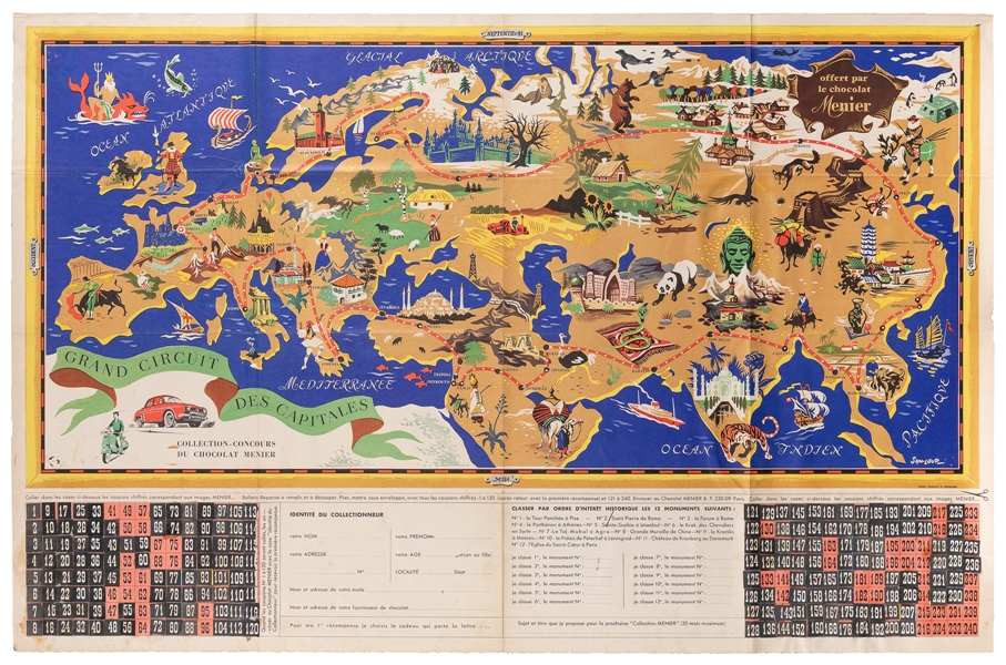  JANNOT, J.B. (“Jan Loup”). Grand Circuit des Capitales. Cir...