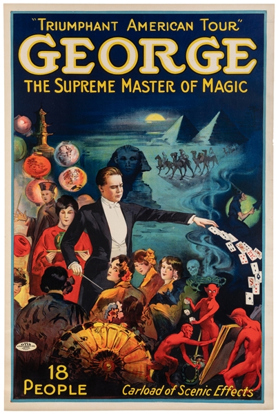  GEORGE, Grover. George the Supreme Master of Magic / Triump...