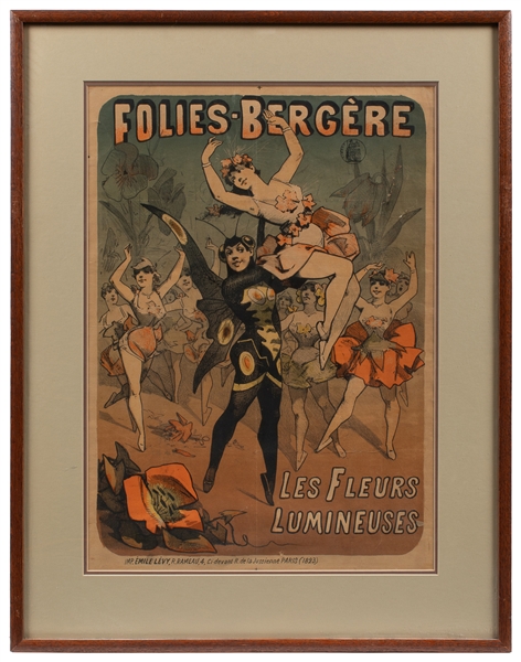  Folies Bergere / Les Fleurs Lumineuses. Paris: Emile Levy, ...