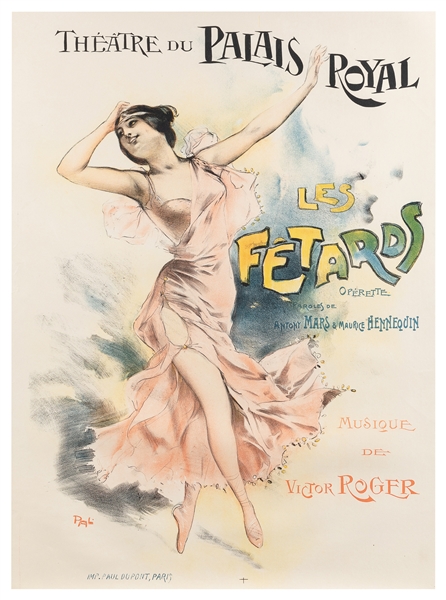  [THEATER]. PAL (Jean de Paléologue) (1860–1942). Theatre du...