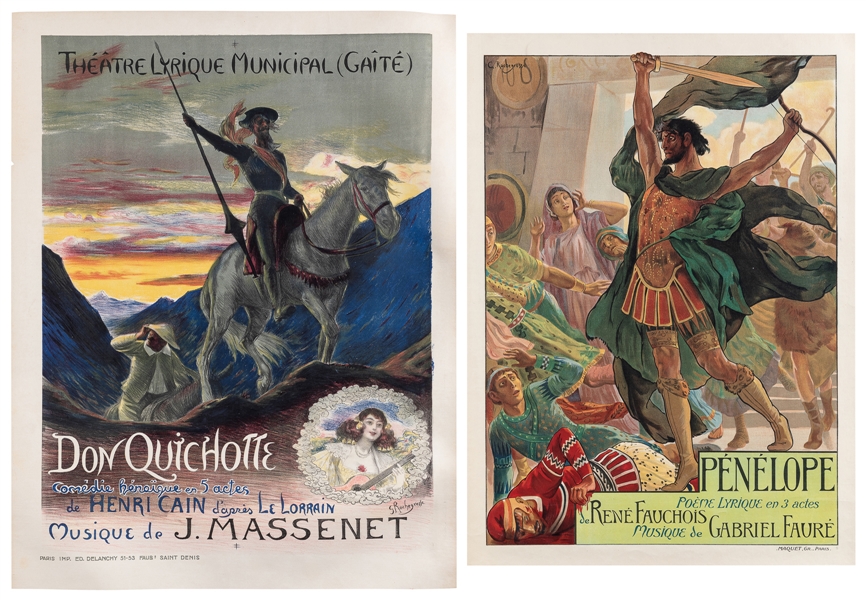  [THEATRE]. ROCHEGROSSE, Georges (1859–1938). Two French Ope...