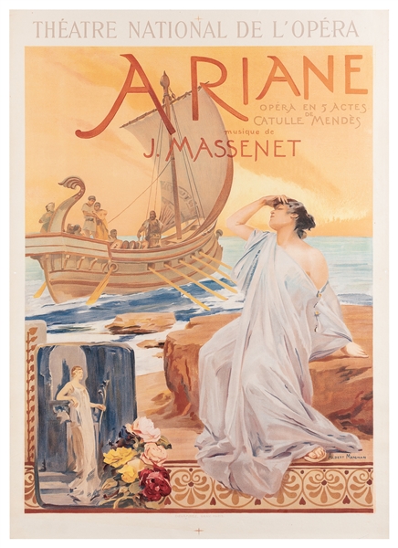  [THEATRE]. MAIGNAN, Albert. Ariane. 1906. Paris: Devambez. ...