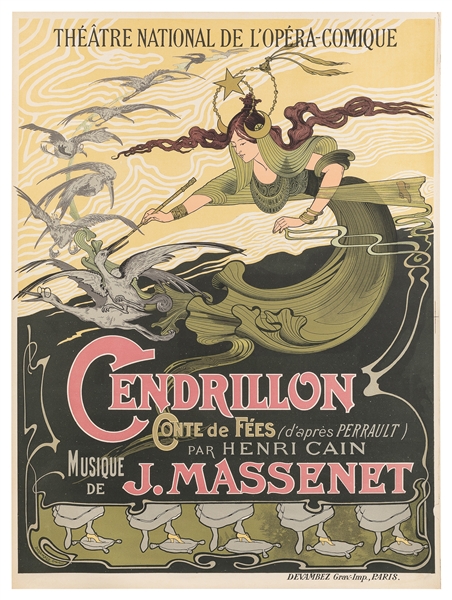  BERTRAND, Emile (1856–1927). Cendrillon. 1899. Paris: Devam...