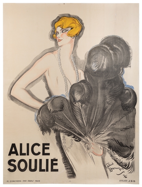  DOMERGUE, Jean-Gabriel (1889 – 1962). Alice Soulie. 1926. P...