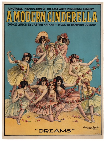  A Modern Cinderella / Dreams. Circa 1905. Kansas City: Acke...