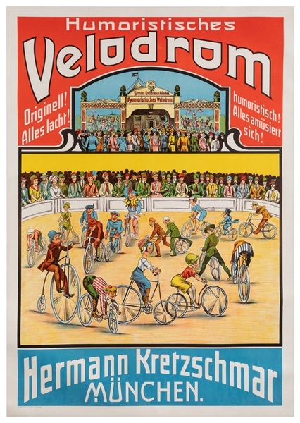  Humoristisches Velodrom / Hermann Kretzschmar. Nurnberg: C....