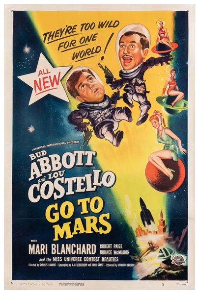  Abbott & Costello Go to Mars. 1953. Universal Pictures Co.,...