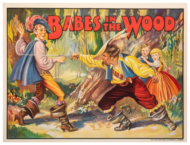  Babes in the Wood. Taylors Printers, Wombwell, York, ca. 19...