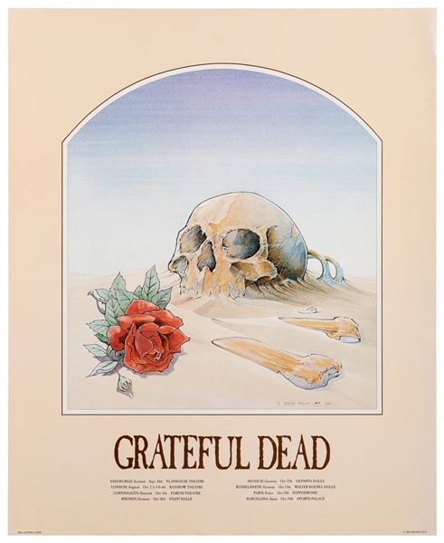  MOUSE, Stanley (b. 1940). Grateful Dead 1981 European Tour....