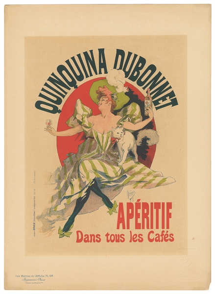  CHERET, Jules (1836-1932). Quinquina Dubonnet. Maîtres de l...