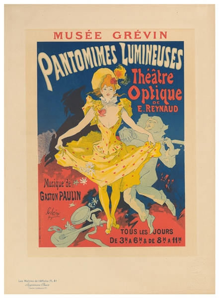  CHERET, Jules (1836-1932). Pantomimes Lumineuses, Theatre O...