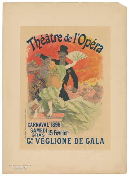  CHERET, Jules (1836-1932). Theatre de l’Opera. Maîtres de l...