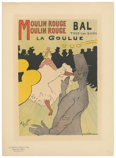  TOULOUSE-LAUTREC, Henri De (1864-1901). Moulin Rouge. Maîtr...