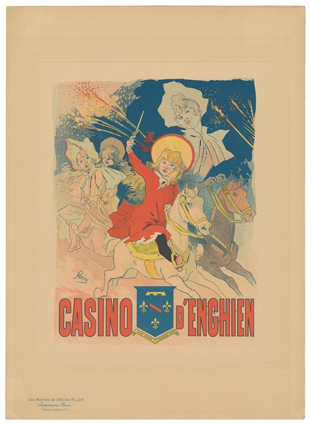  CHERET, Jules (1836-1932). Casino D’Enghien. Maîtres de l’A...